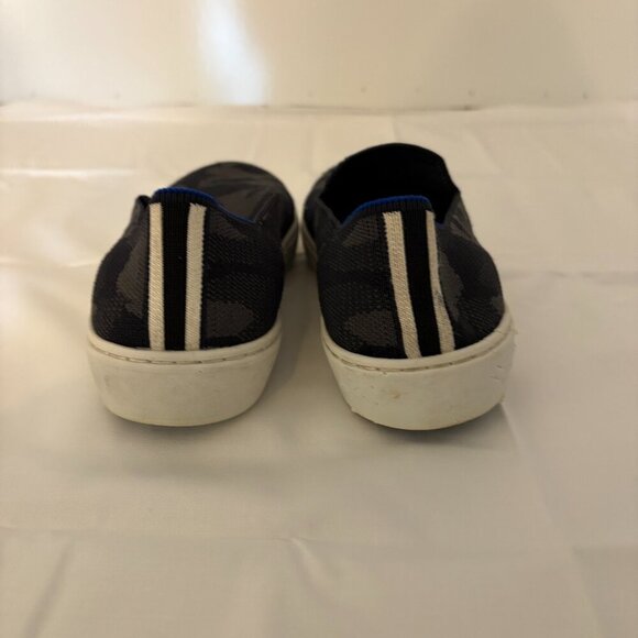 Rothy's The Sneaker Slip On Platform Shoe Women's Gray Camouflage Size 8 - Picture 4 of 7